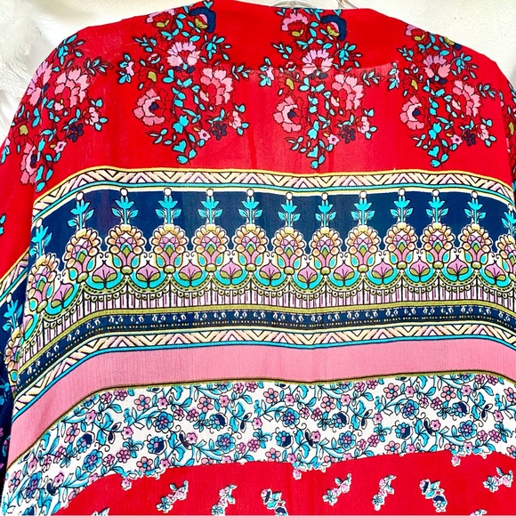 Anthropologie Patrons of Peace boho gypsy duster  w resort vacay beach vibe - Picture 16 of 16